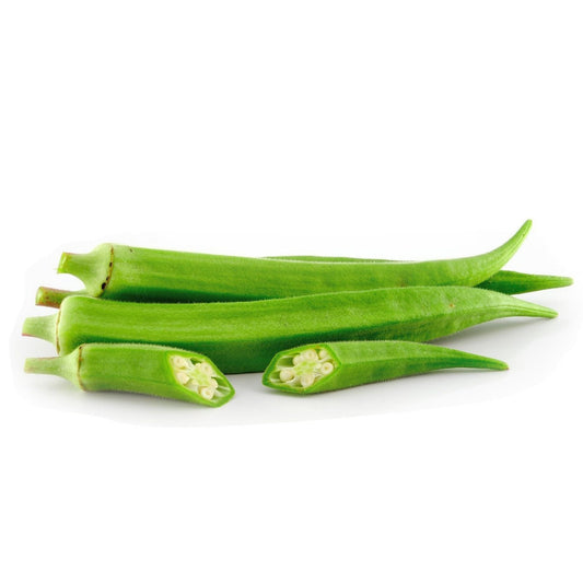 Green Ladies Finger / Okra Seeds - Hybrid